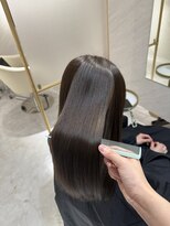 ミヨン 京橋店(miyon) 【miyon】韓国レイヤーカット×暗髪カラー×髪質改善