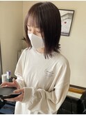 ミディアムボブ×アッシュカラー★
