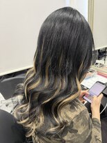 ヘアーデザイン ジェルム(Hair Design germe)&nbsp;ハイライトスタイル  MAYUKO