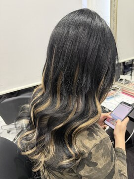 ヘアーデザイン ジェルム(Hair Design germe) ハイライトスタイル  MAYUKO