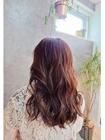 アンバール(amberl)&nbsp;ロング  コテ巻き仕上げ