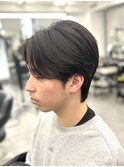 パーマ落とし/パーマ直し/曲がる縮毛矯正/毛流れセンターパート