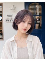 ミリール (Mireel)&nbsp;柔らかラベンダーショートボブ