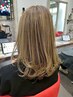カット＋白髪ぼかし（ブリーチ有）＋クイックトリートメント＋マイクロバブル