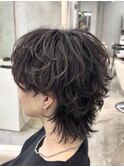 熊本メンズカット MEN'S HAIR レイヤーウルフ