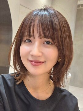 ソワネ 表参道(soigne) 大人女子の艶髪レイヤーボブ
