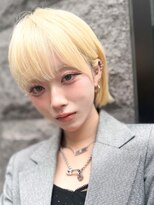 ミモザワークス ヘアアレンジ&nbsp;大人可愛い30代40代50代小顔◎マッシュショートボブウルフカット