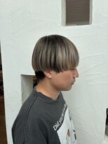 リンダ Linda&nbsp;エアタッチ　ハイライトカラー　men'sマッシュ