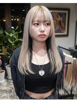 グッドフェローズ キタホリエ(GoodFellas kitahorie)&nbsp;透明感たっぷりのレイヤーハイトーンカラーブリーチ透明感カラー