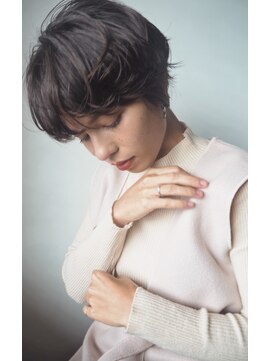 レセ 新松戸deux店(Laissez) マニッシュショート/アッシュブラック【レセ新松戸ドゥー店】