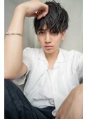 AUSTIN メンズアップバング×束感ショートマッシュ