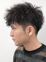 リップス 池袋(LIPPS) エアリースパイラル　ツーブロック　刈り上げ　青木くん