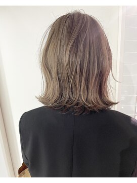 シェリ ヘアデザイン(CHERIE hair design) ボブ×ミルクティーベージュ◎