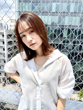 エクリ(equri×SHISEIDO) シースルーバング　セミレイヤースタイル