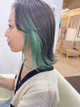 ジゼル 博多筑紫口店(GiseL) inner mint Green♪