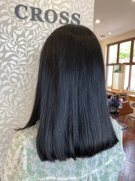 クロス(CROSS) ヘアマニキュア つややか黒髪