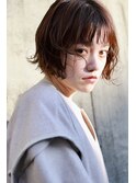 大人可愛い20代30代40代/前下がりボブ/毛先パーマ[朝霞台]