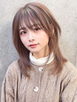 サロウィンフレンテ 新宿三丁目(SALOWIN Frente)&nbsp;石塚／ナチュラルロングウルフレイヤー10代20代30代韓国ヘア新宿