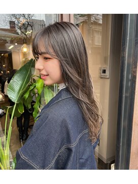 コレット ヘアー 大通(Colette hair) 透明感グレージュ .*。