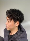 波巻きハイライトツイスパマッシュパーマ[銀座<理容室>]