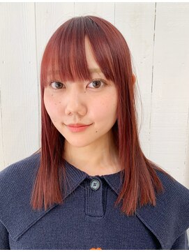 クリコ ヘアーデザイン(CLICQUOT hair design) うるつやピンクミディアムスタイル