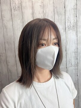 ビューティドレッセヤマノ 池袋パルコ(Beauty Dresse YAMANO) 【ぱつっとボブ】【ニュアンスハイライト】【大人女子】