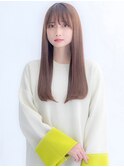 髪質改善で作る美髪ストレート 新宿/縮毛矯正 前髪カットAujua