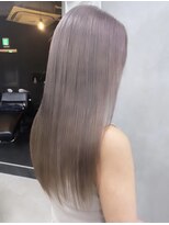 キラ 原宿(KILLA)&nbsp;黒髪カタログ/グレーベージュ/レイヤーロング/アッシュカラー