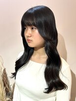 レリコ ニド(Relico-nid) 髪質改善10代20代艶髪韓国風顔まわりレイヤーヨシンモリ巻き