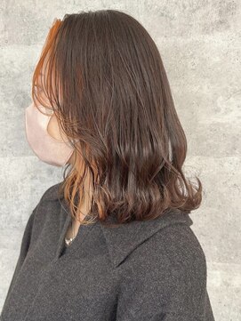 ハツメイ 京急川崎店(HATSUMEI) インナーカラー★ビタミンオレンジ[20代30代40代50代]川崎