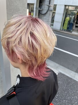 アズーラ 経堂(AZURA) 1回ブリーチ＋デザインカラー