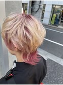 1回ブリーチ+デザインカラー