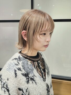 ベール(BALE) ミルクティーベージュボブウルフ【尾野恭平】