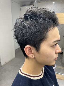 メンズヘアトーキョー 渋谷(MEN'S HAIR TOKYO) アップバング/刈り上げなし