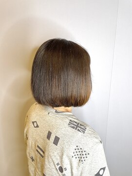 ブロッサム 東久留米店(Blossom) 20代30代大人かわいいショートボブx小顔ひし形パーマ