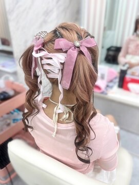 ゴート アミティ(G.O.A.T AMITY) ガーリースタイル/心斎橋/ヘアメ/セットサロン