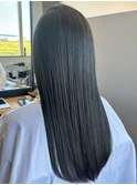 オリーブカラー+髪質改善トリートメント