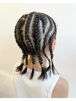 グリ(GURI)&nbsp;〈guri〉キッズコーンロウ風ダンスヘア☆