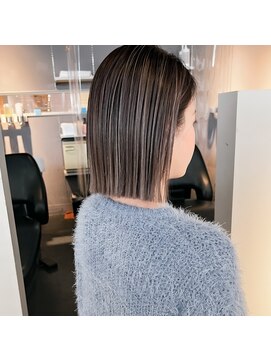 ヘアーエスクールシーユー 枚方T-SITE店(hair S.COEUR×Cu) ヘイリーボブ/切りっぱなしボブ/大阪梅田枚方美容室