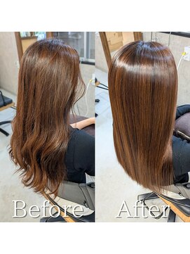 スリー(THREE) 髪質改善トリートメント  縮毛矯正　髪質改善ストレート　酸性