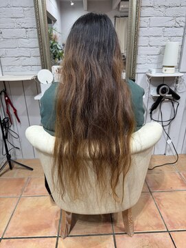 ボクノ 3号店(bokuno) 美髪に改善♪ 髪質改善矯正 before after ロング