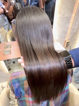 ロンドアベニール 北千住(Lond avenir) イメチェン外ハネボブ美髪ワイドバングレイヤー髪質改善縮毛矯正