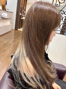 ヴィサージュジョイン(VISAGE join) インナーカラー×フェイスレイヤー