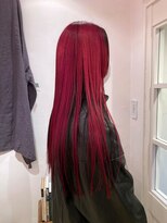 ロムロクウェット(L'HOMME ROQUETTE)&nbsp;ワンレンロング　アンブレラカラー