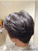 オシャレ男子のクルッとパーマ