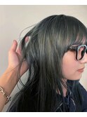 モスグリーン、ブルーブラック、オリーブ系、ブリーチカラー