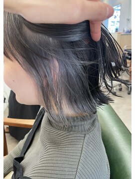 ナウト(now.t) レディース グレー系インナーカラー☆