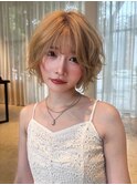 レイヤーカット小顔に見せるヘア/韓国ヘア/髪質改善/福岡/博多