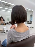 切りっぱなしボブ