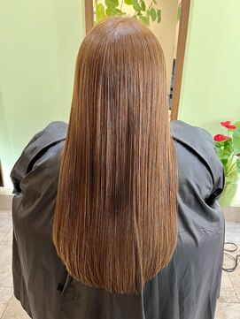 [takk]髪質改善縮毛矯正/チェリーブラウン/ホワイトグレージュ